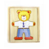 DRESS UP BEAR WOODEN PUZZLE