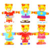 DRESS UP BEAR WOODEN PUZZLE