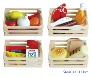 Wooden Food Box 4 in 1