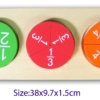 Wooden Puzzle Fraction Game