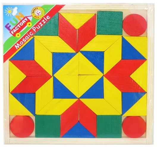 Classic Wooden Mosaic Puzzle Designed By Fun Factory