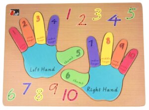 LEFT & RIGHT HAND WOODEN PUZZLE