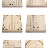 Natural Wooden Blocks 6 Styles