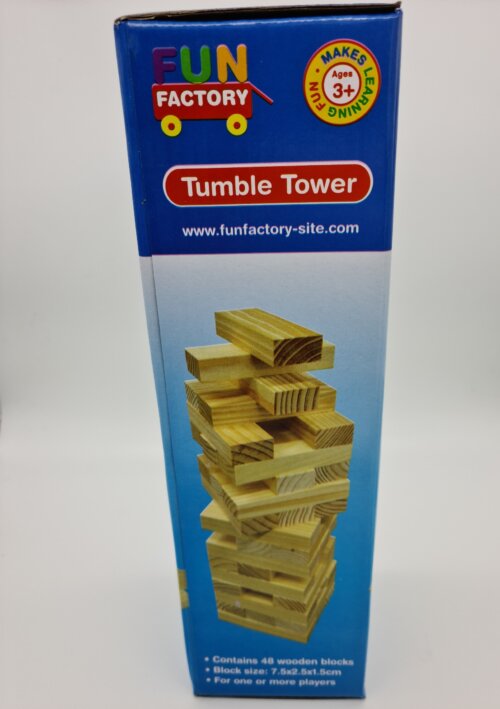 Wooden Tumble Tower Game