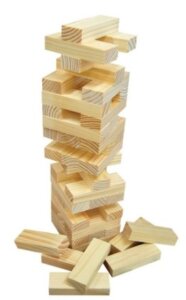 Wooden Tumble Tower game
