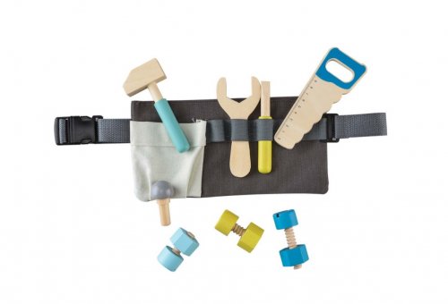 Tool Belt with Wooden Tools