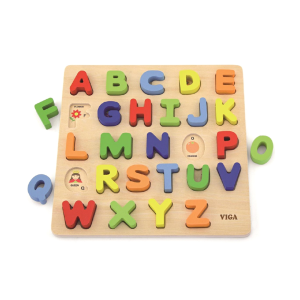 Learn with the Uppercase Alphabet Block Puzzle