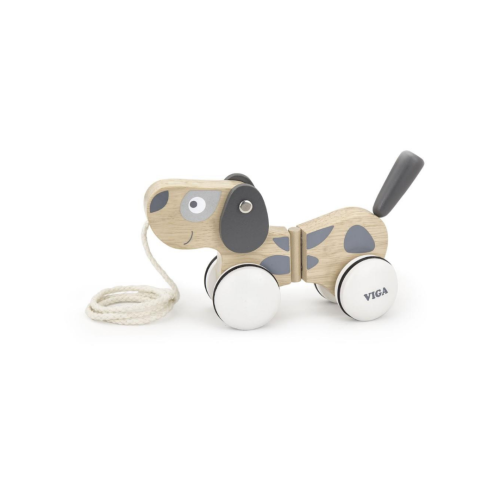 Take your Wooden Pull Along Puppy for a walk!