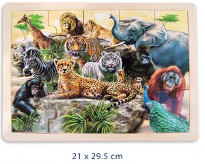 Large Jungle Animals Jigsaw