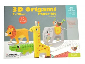 3D paper model animals