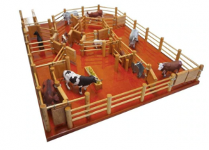 Wooden Station Cattle Yard Playset
