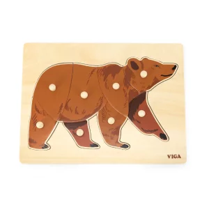Could you solve this Montessori Bear Peg Puzzle?