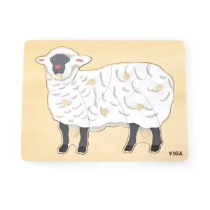 This Montessori Sheep Peg Puzzle is baaing to meet you...