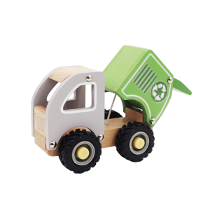 Wooden recycling truck
