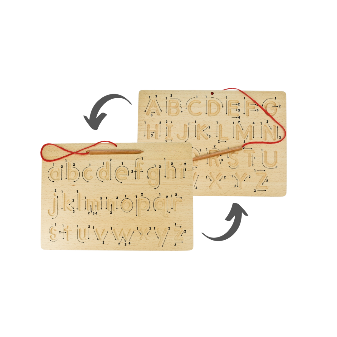 Alphabet Wooden Tracing Board Alphabet Wooden Tracing Board