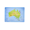 Australia Map & Animals Wooden Tray Puzzle (3)
