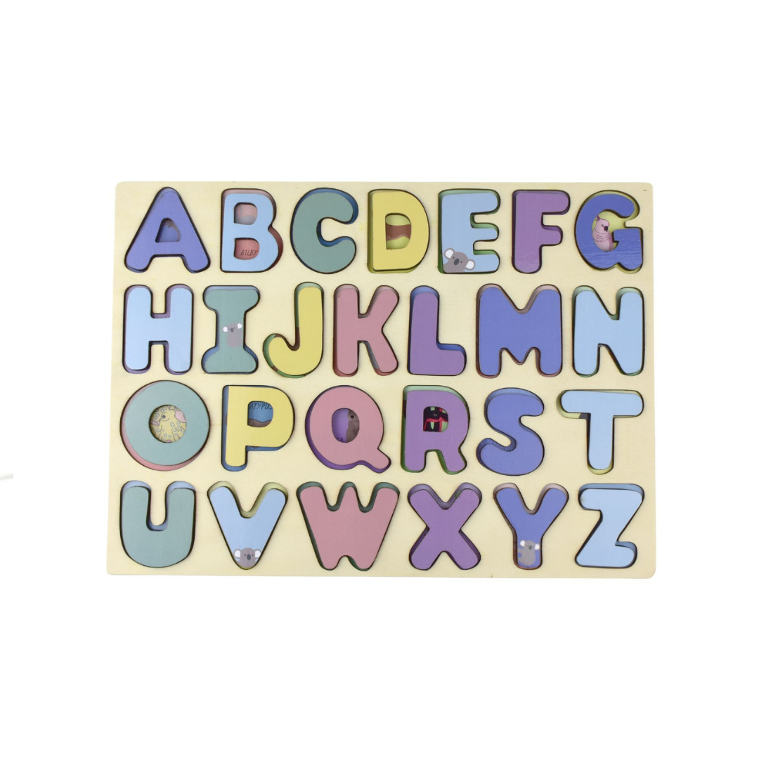 Australian Alphabet Uppercase Wooden Tray Puzzle (1)