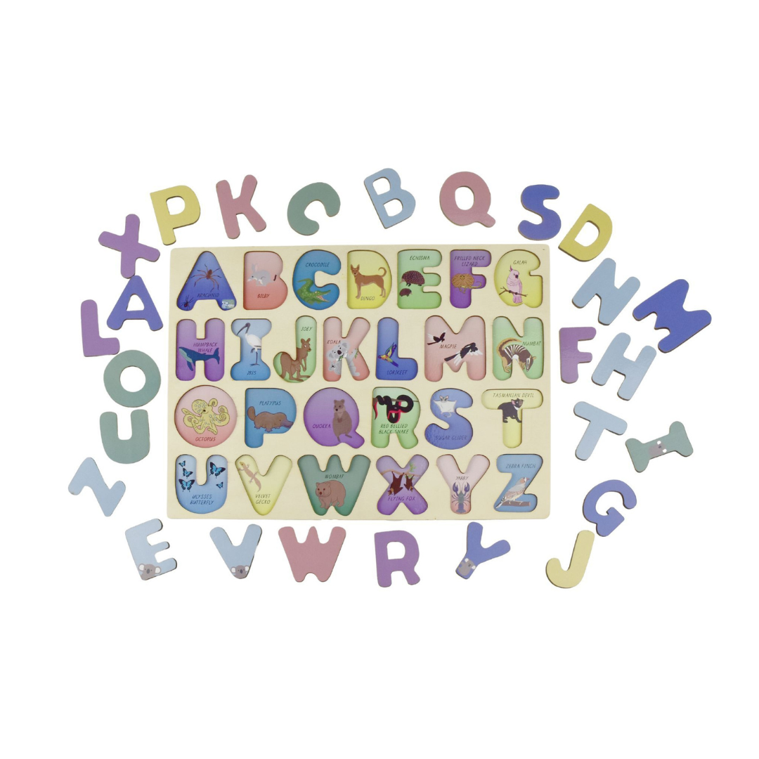 Australian Alphabet Uppercase Wooden Tray Puzzle (2)