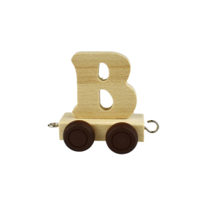 B - for Wooden Name Train