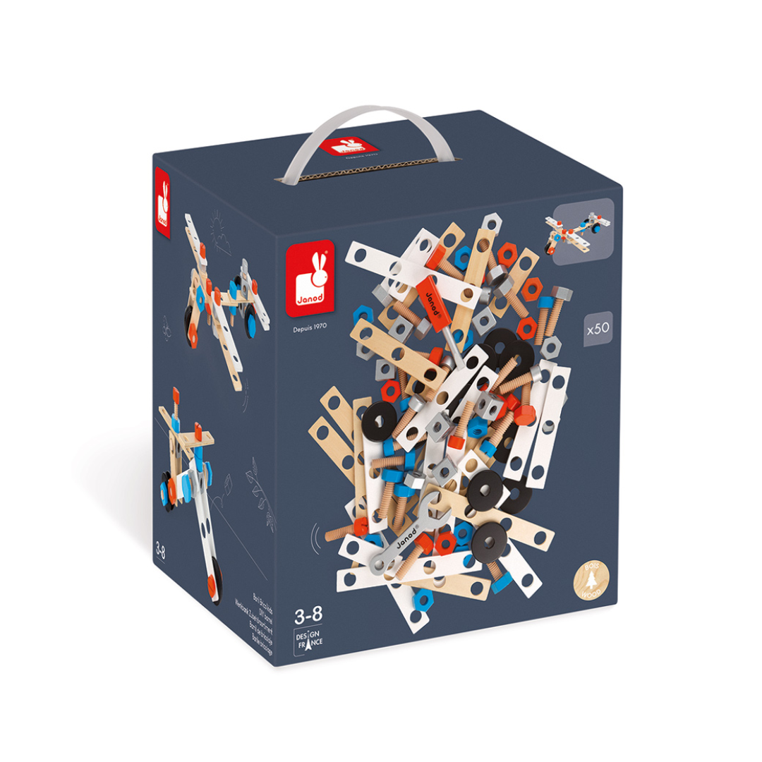 Bricokids DIY Barrel 50 Pieces - 1