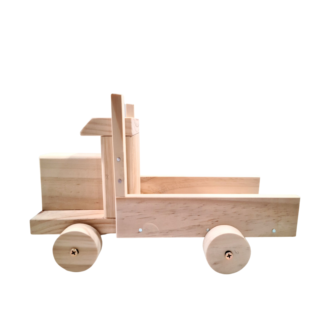 Build Your Own Wooden Toy Truck Kit - 2