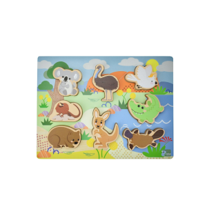 Chunky Wooden Bush Buddies Puzzle