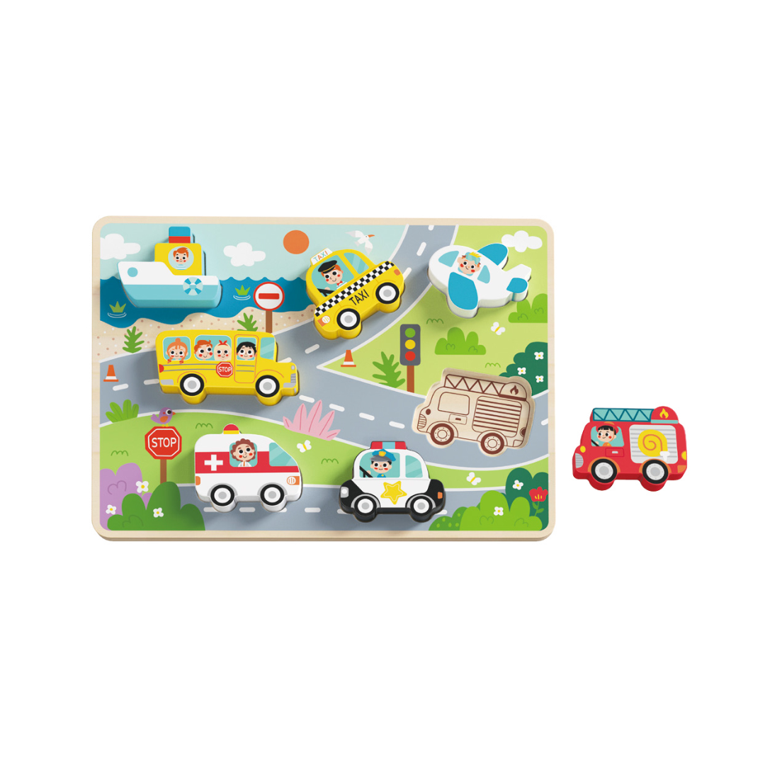 Wooden Transportation Puzzle Wooden Transportation Puzzle