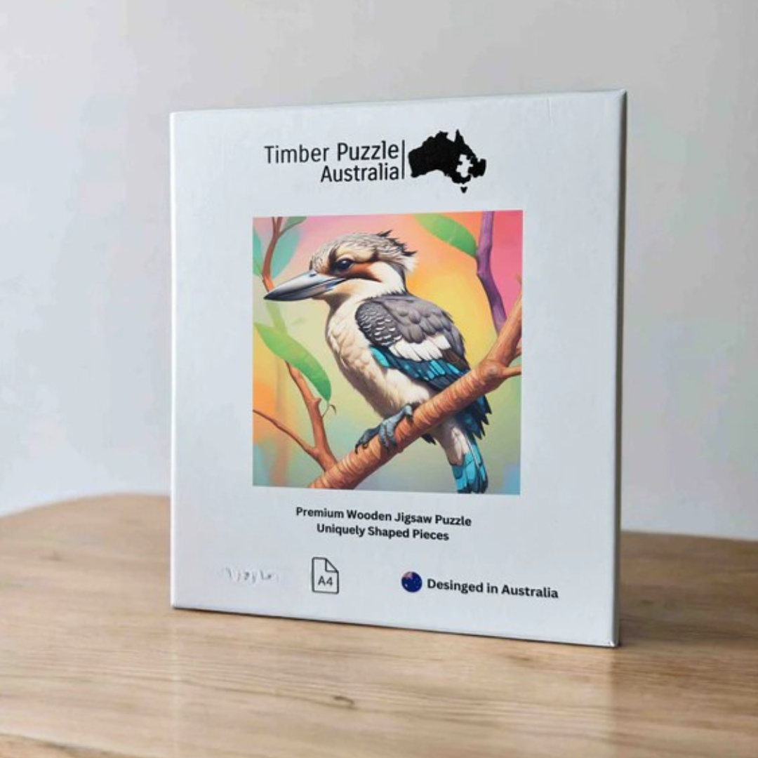 Colourful Kookaburra 89Pc Timber Puzzle - 2