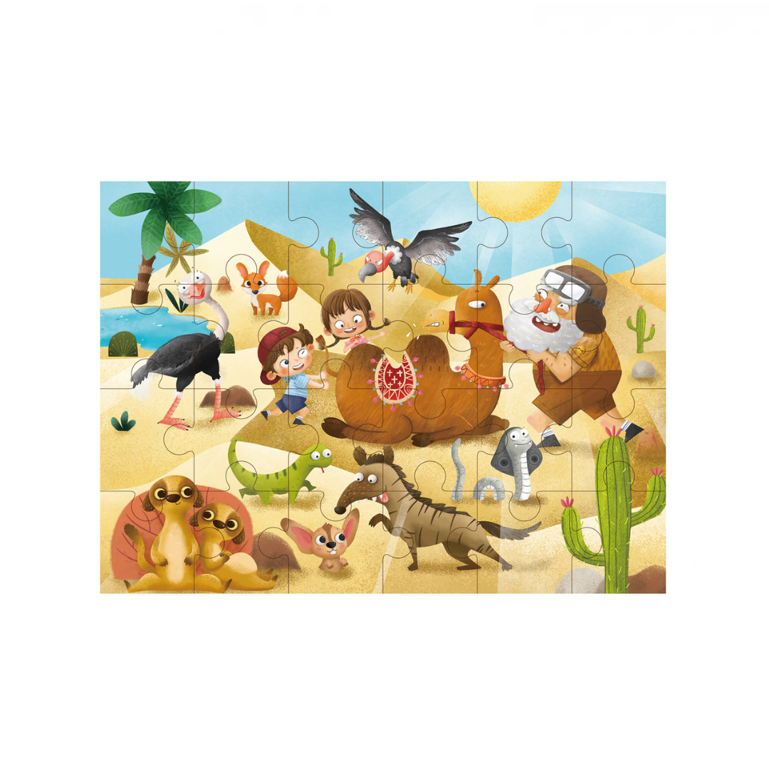 Desert Exploration 24 Piece Jigsaw Puzzle - 1