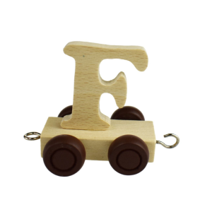 F - for Wooden Name Train