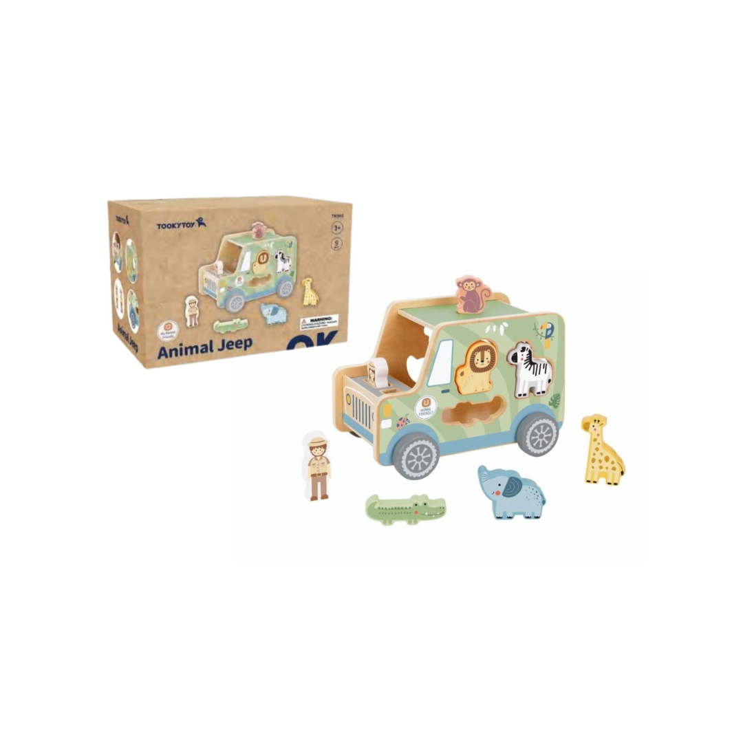 Forest Animal Jeep Shape Sorter - 3