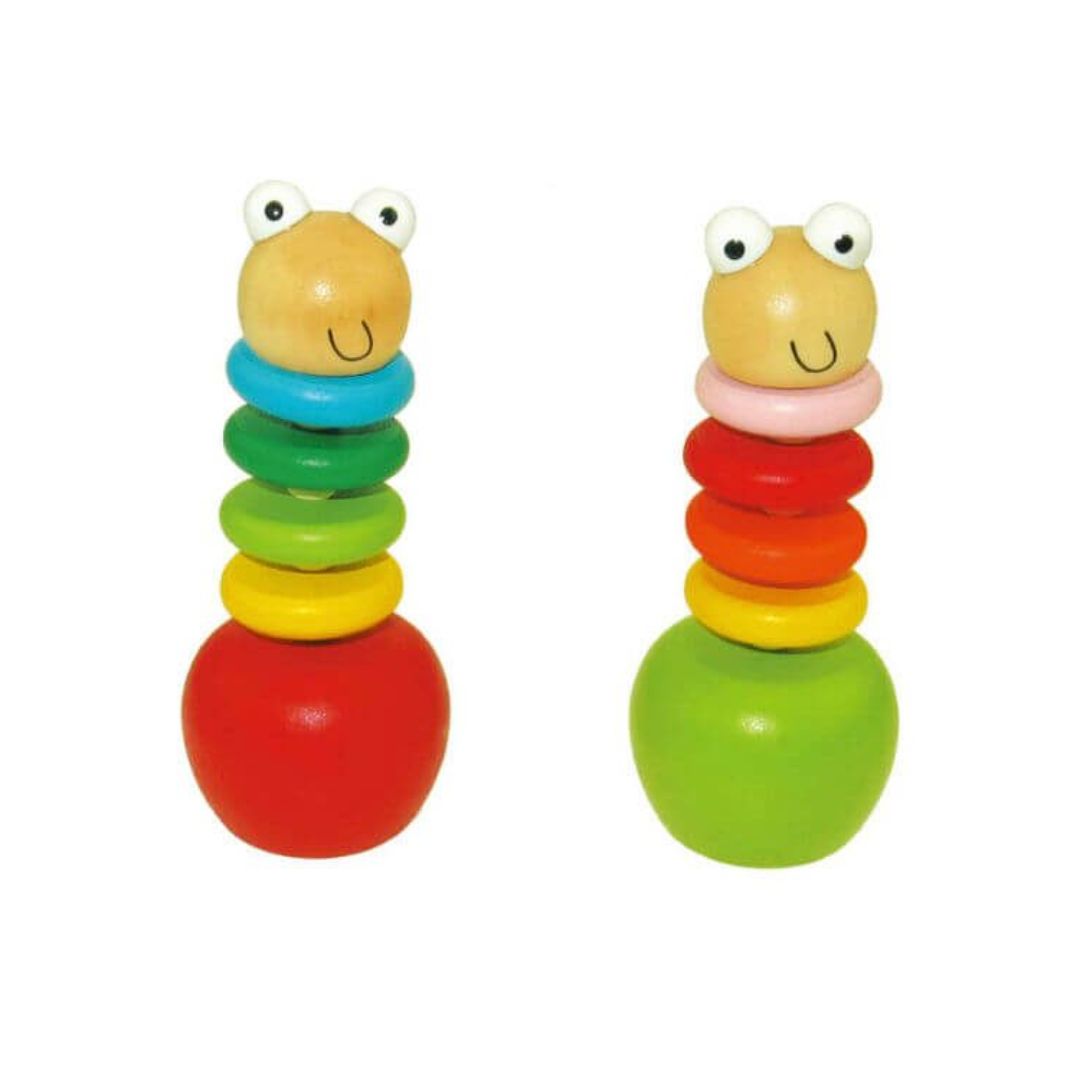 Happy Worm Wooden Push Up Worm - 1