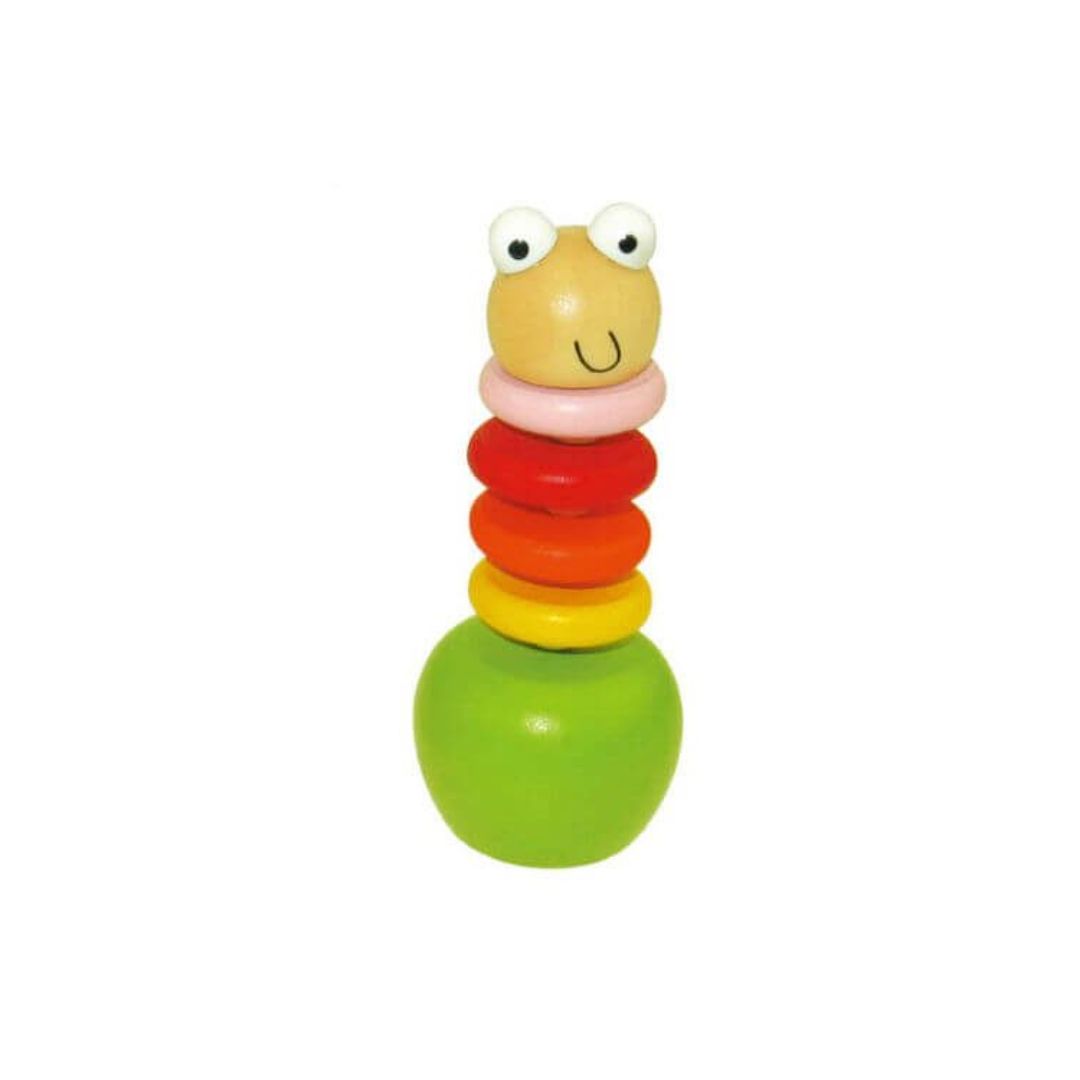 Happy Worm Wooden Push Up Worm - 3