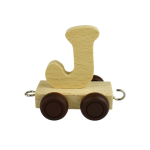 J - for Wooden Name Train