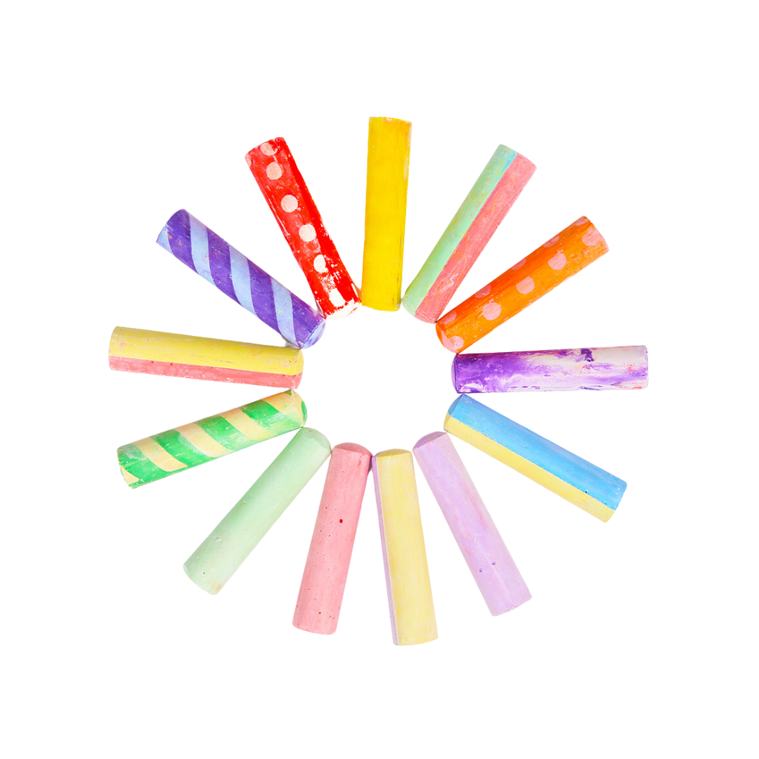Jumbo Washable Chalk 24 Colour Pack - 2