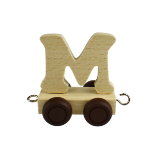 M - for Wooden Name Train