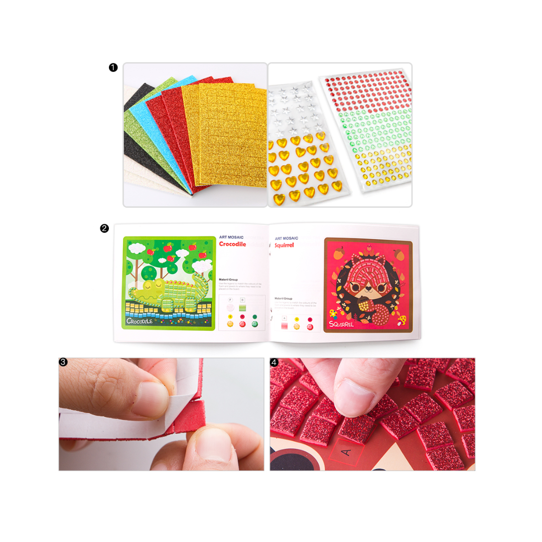 Mosaic Craft Kit Animal Homeland - 4