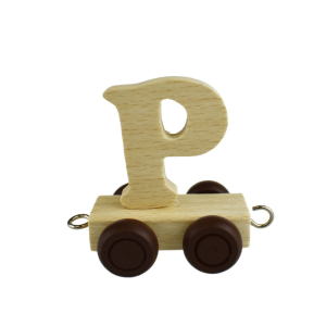 P - for Wooden Name Train