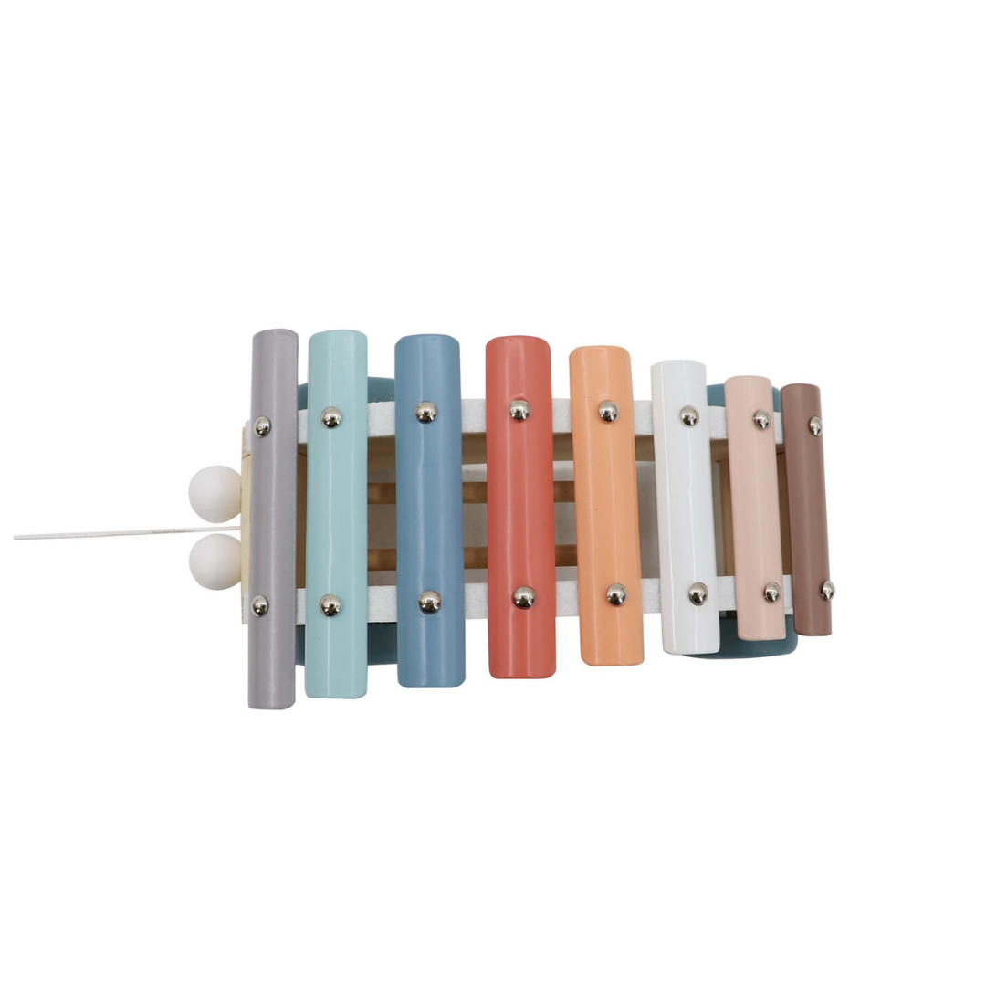 Pastel Wooden Pull-Along Xylophone - 3