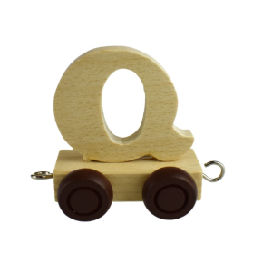 Q - for Wooden Name Train