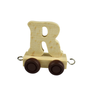R - for Wooden Name Train