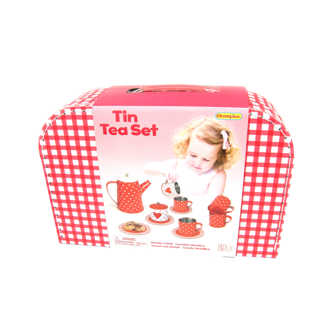 Red Heart Tea Set 12 Piece (3)