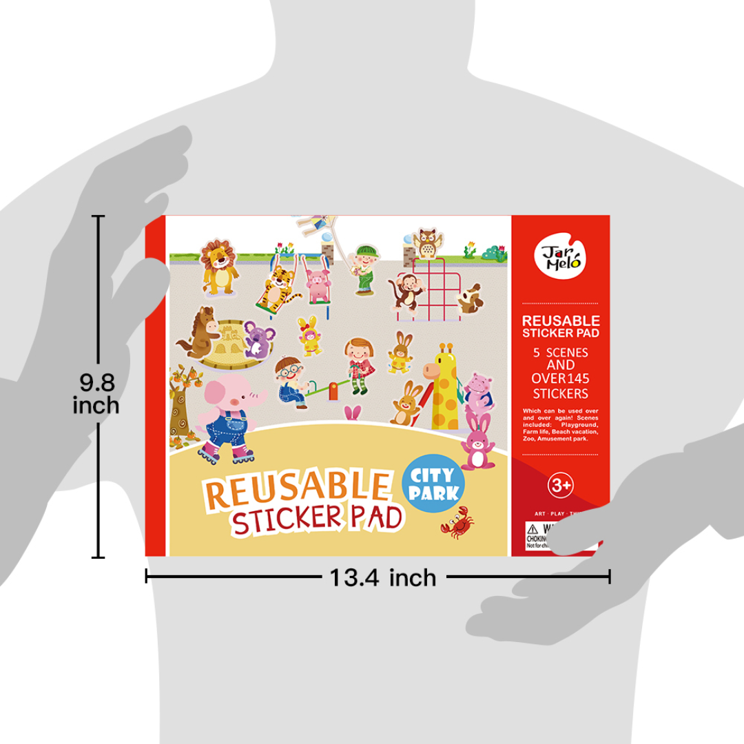 Reusable Sticker Pad Set - City Park - 2