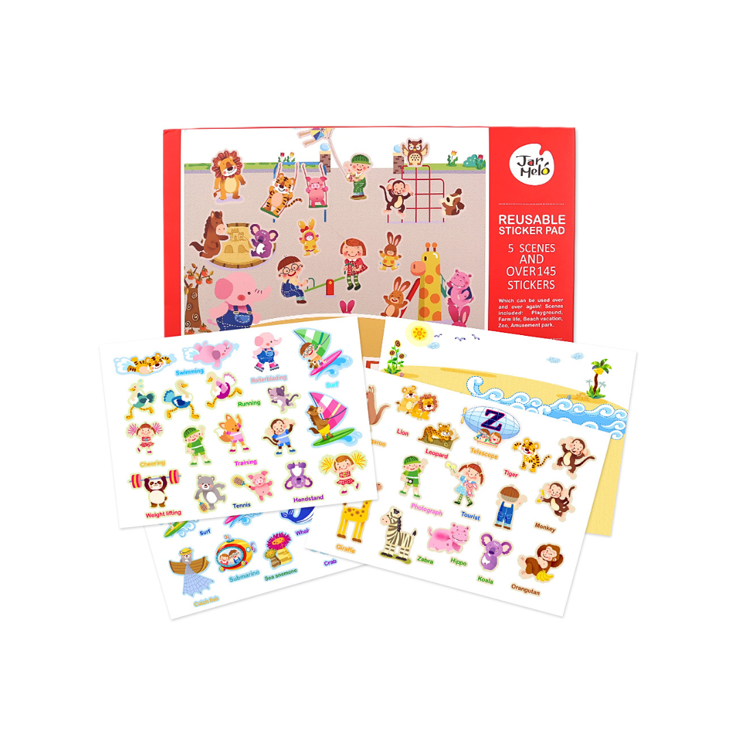 Reusable Sticker Pad Set - City Park - 3