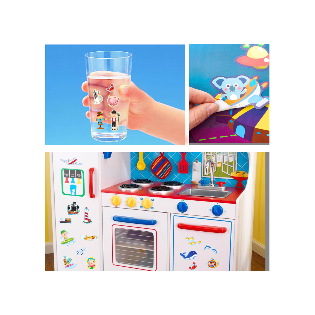 Reusable Sticker Pad Set - City Park - 4