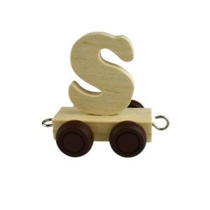 S - for Wooden Name Train