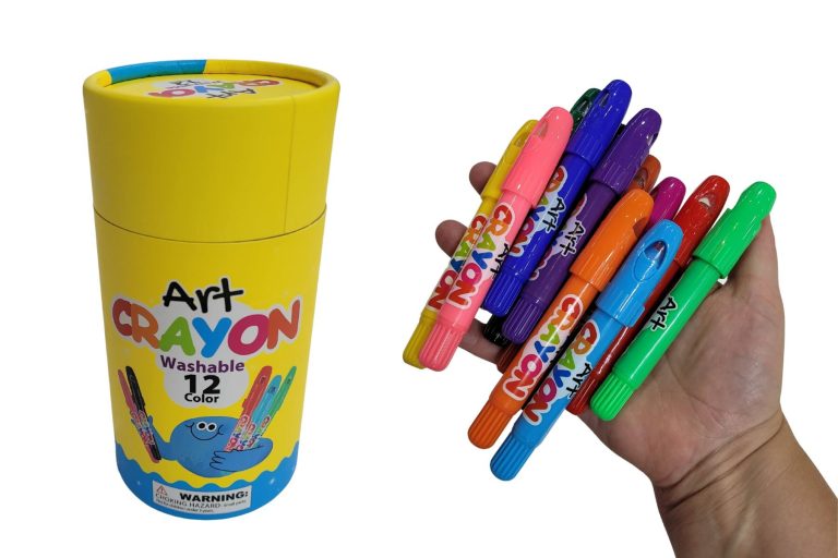 Silky Washable Crayons 12 Pack
