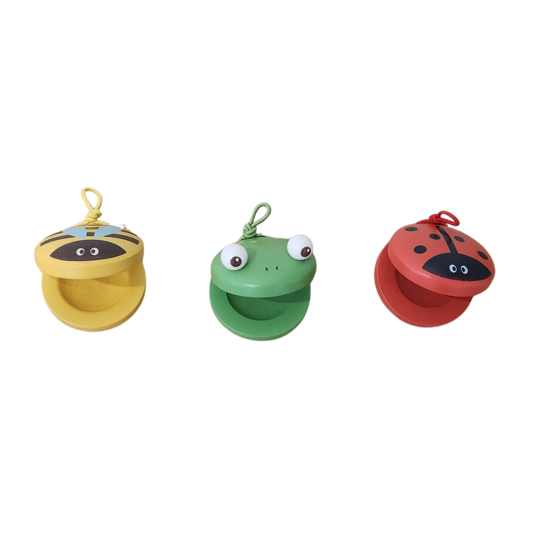 Spring Insect Wooden Castanet (1)
