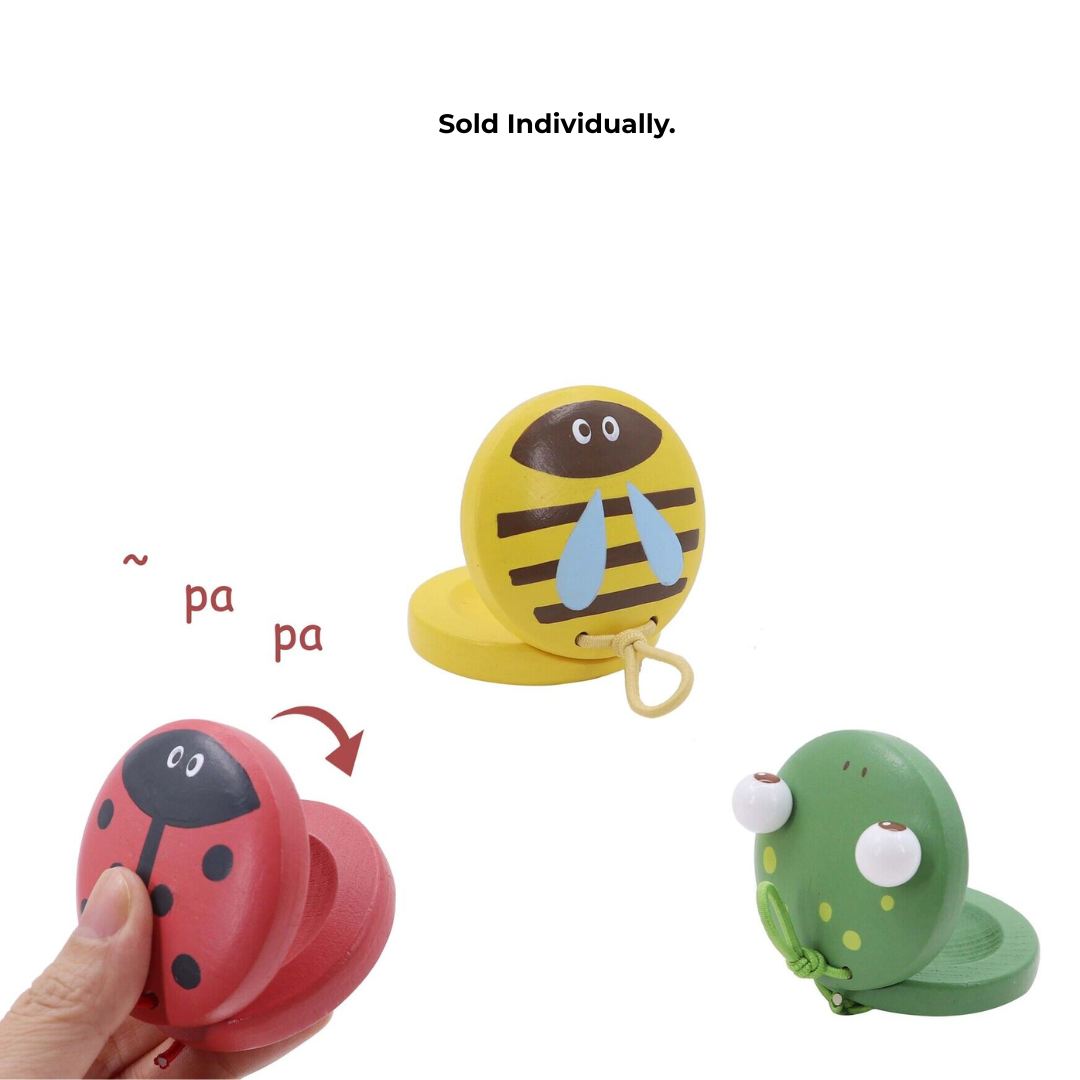 Spring Insect Wooden Castanet - 2