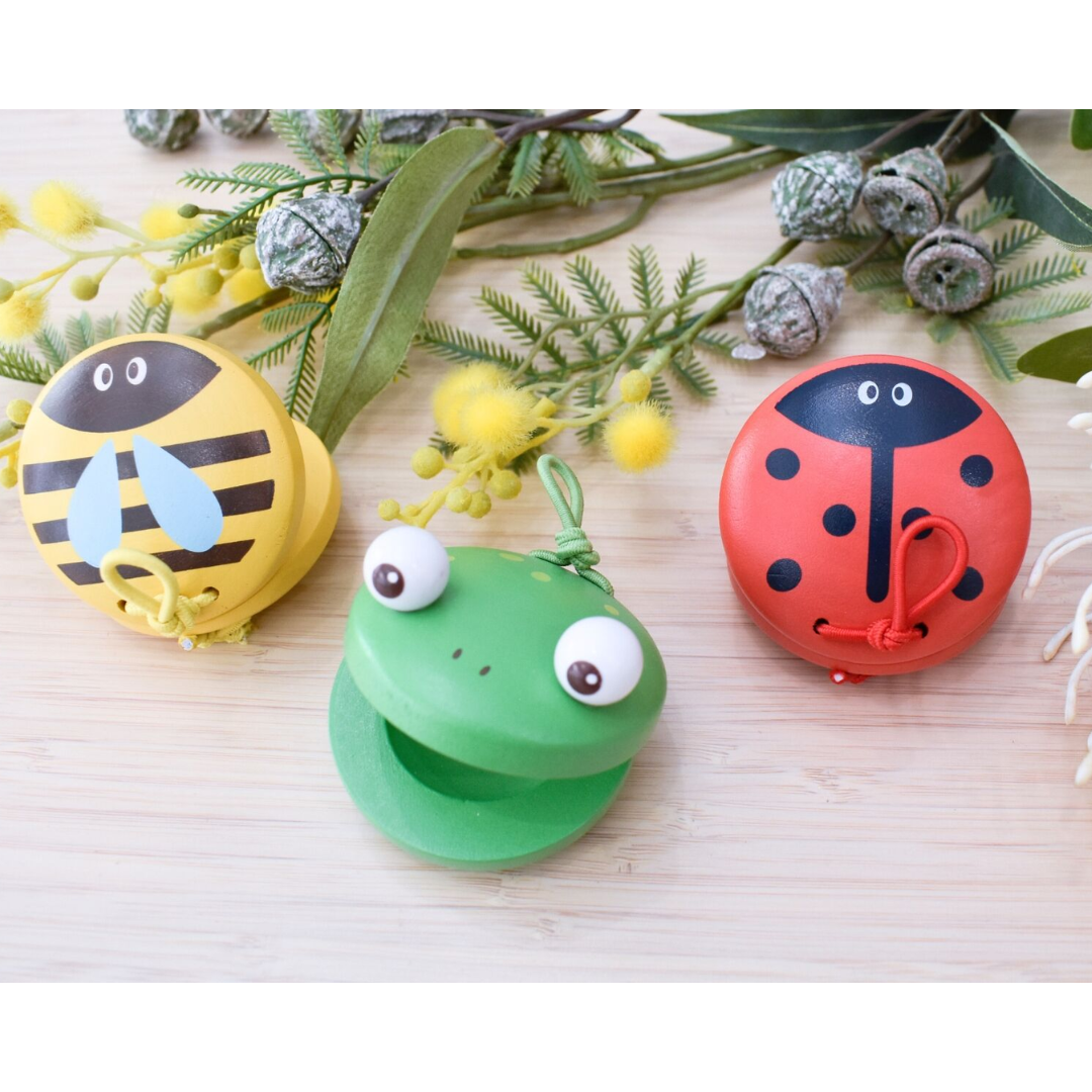 Spring Insect Wooden Castanet - 3